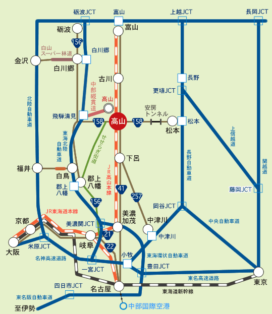 広域アクセス図
