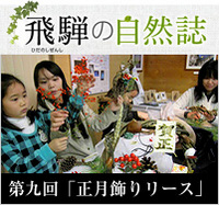 <span>飛騨の自然誌</span>第九回「正月飾りリース」