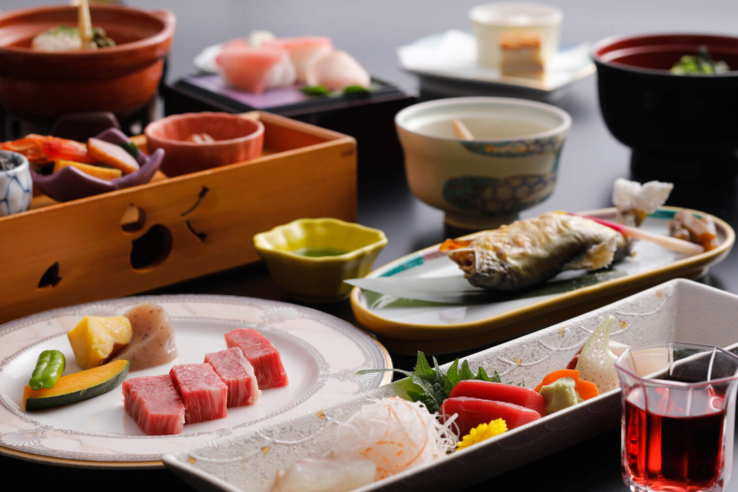 夏の美食 料理長おまかせ会席