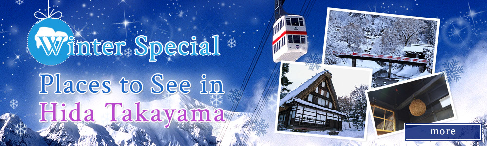 Winter Special Places to See in Hida Takayama