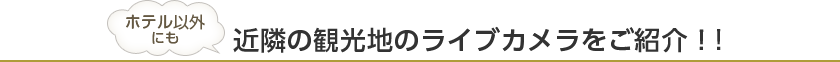 ライブビューカメラの操作方法
