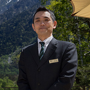 Mr.Mitsushima at La bellforet (Kamikochi Hotel Shirakabaso)
					