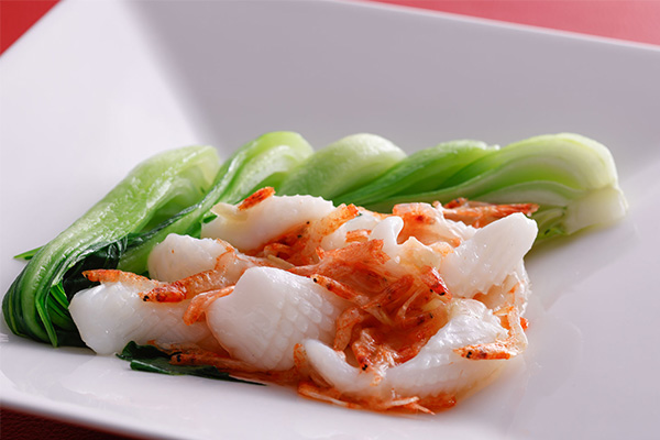 桜エビと花イカの炒め