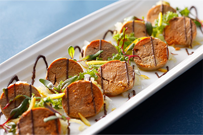 あん肝と白菜のマリネ　柚子風味