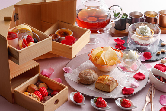 【季節限定】苺のアフタヌーンティーセット
