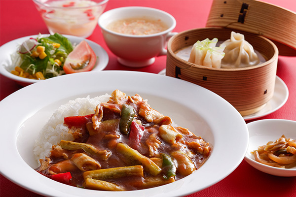 茄子酸辣丼セット