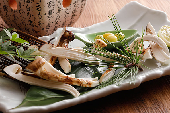 焼き松茸