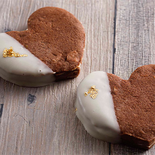 ハートクッキー（ショコラアマンド）