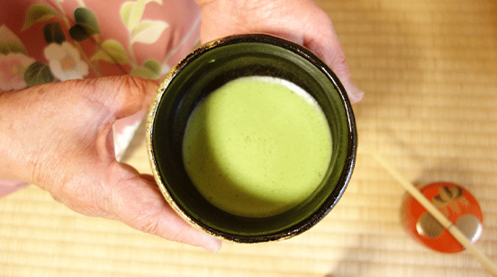 抹茶試飲販売