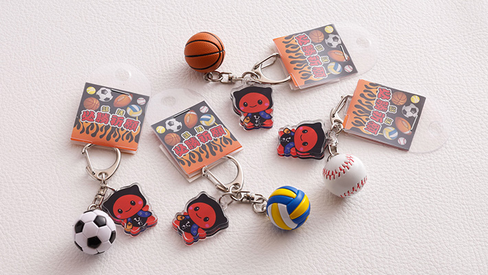 さるぼぼ部活ストラップ