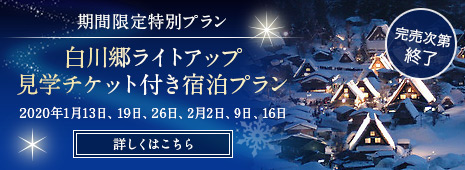 白川郷ライトアップツアー2020