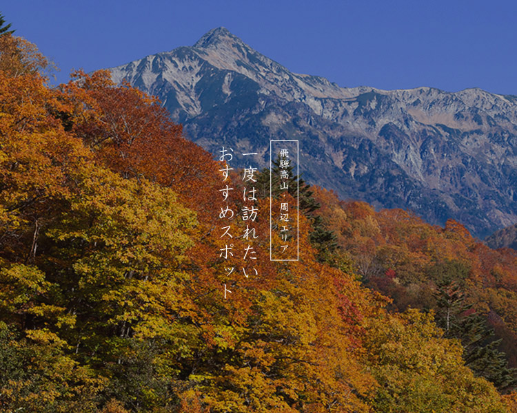 飛騨高山・周辺エリア おすすめスポット