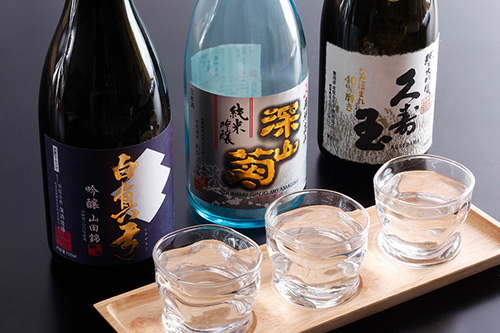 【公式割】日本酒好き必見！飛騨の吟醸酒飲み比べセット付★酒どころ飛騨のおいしい地酒を和食で味わう～味覚会席