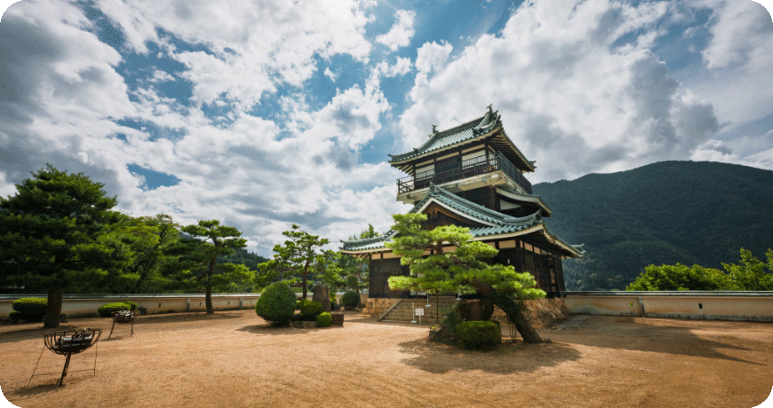 令和5 年にリニューアルした神岡城