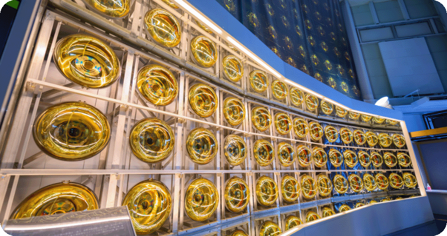 宇宙科学館「カミオカラボ」を備えた道の駅「宙(スカイドーム)・神岡」