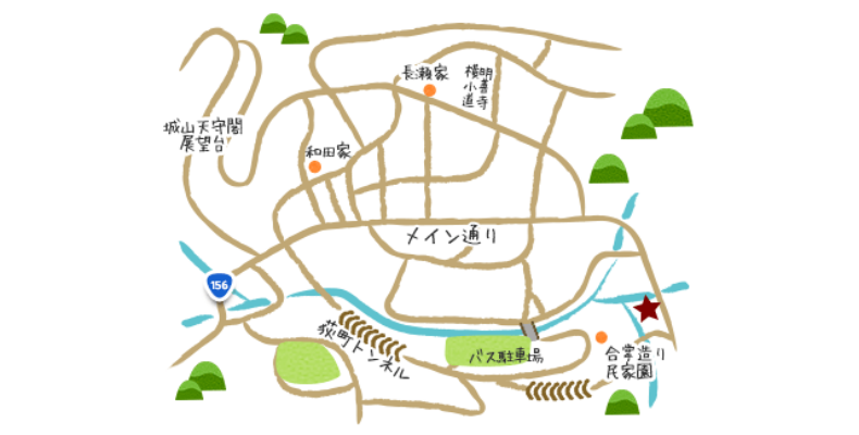 行き方：高山グリーンホテルコンシェルジュのベストノスタルジックポイント「天守閣展望台」