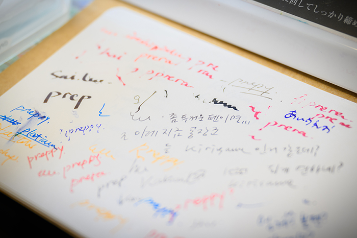 好みのペンを探せるためし書きコーナー