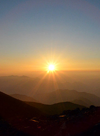 乗鞍岳のご来光