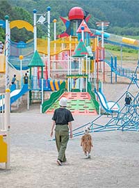 高山市【原山市民公園】水遊び！すべり台！お子様連れにおすすめのおでかけスポット