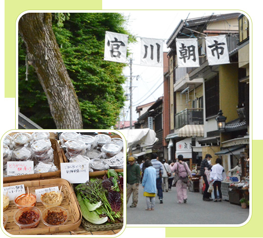 Miyagawa River Morning Market